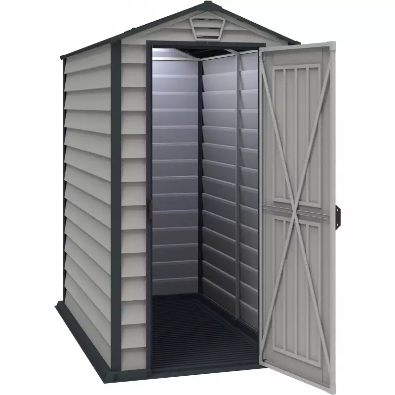 DuraMax 4x6 EverMore Vinyl Shed with Foundation Kit (30625)