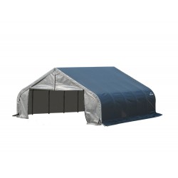 Shelter Logic 18x20x9 Peak Style Shelter, Grey (80043)