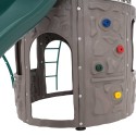 Lifetime Double Adventure Tower Swing Set - Earthtone (90966)