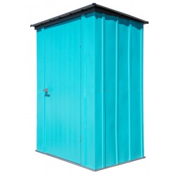 ShelterLogic 4x3 Spacemaker Patio Steel Shed Kit - Teal and Anthracite (CY43T21)