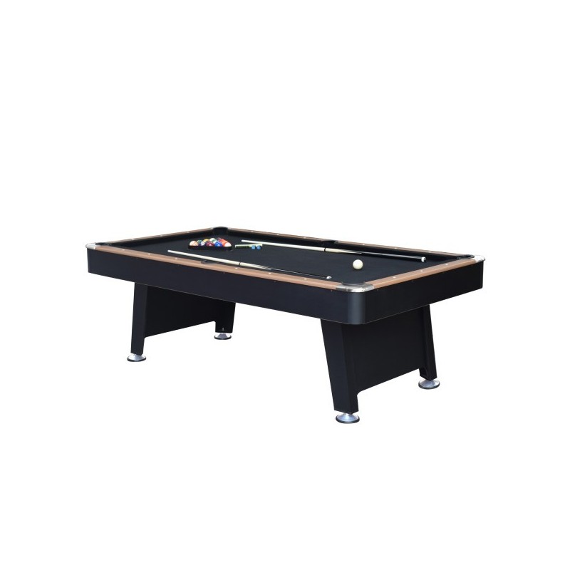 Hathaway 7ft Stafford Pool Table with Table Tennis Top, Air Hockey Top and Cue Rack (BG50349)