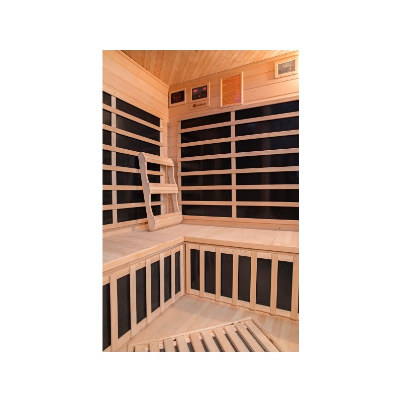 HeatWave 3-Person Sonoma Hemlock Infrared Sauna with 7 Carbon Heaters (SA7019)