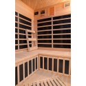HeatWave 3-Person Sonoma Hemlock Infrared Sauna with 7 Carbon Heaters (SA7019)