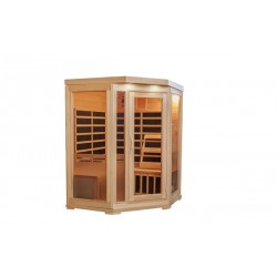 HeatWave 3-Person Sonoma Hemlock Infrared Sauna with 7 Carbon Heaters (SA7019)