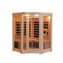 HeatWave 3-Person Sonoma Hemlock Infrared Sauna with 7 Carbon Heaters (SA7019)