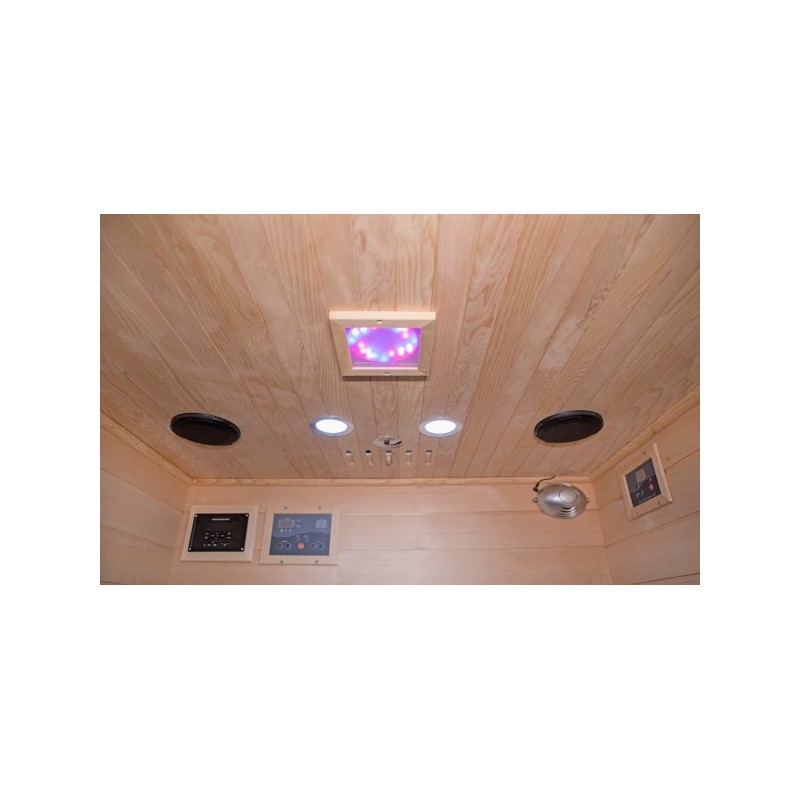 HeatWave 4-Person Sonoma Hemlock Infrared Sauna with 9 Carbon Heaters (SA7020)