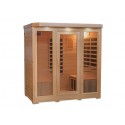 HeatWave 4-Person Sonoma Hemlock Infrared Sauna with 9 Carbon Heaters (SA7020)