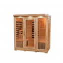 HeatWave 4-Person Sonoma Hemlock Infrared Sauna with 9 Carbon Heaters (SA7020)