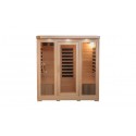 HeatWave 4-Person Sonoma Hemlock Infrared Sauna with 9 Carbon Heaters (SA7020)
