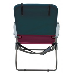 RIO Gear 4-Position Aluminum 17 inches Folding Chair - Charcoal/Oxblood (GR617-430-1)