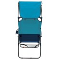 RIO Gear Hi-Boy Aluminum Canopy Folding Chair - Blue Sky/Navy(GR643GHCP-432-1)