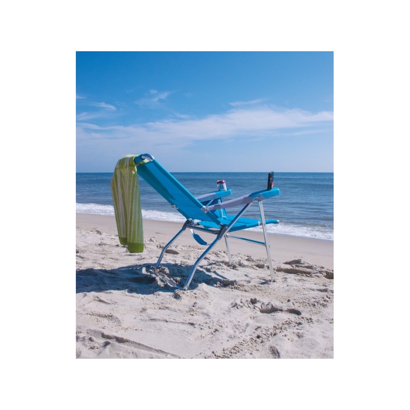 Rio Gear 4-Position 17" Seat Height Beach Chair - Turquoise (SC617-72-1)