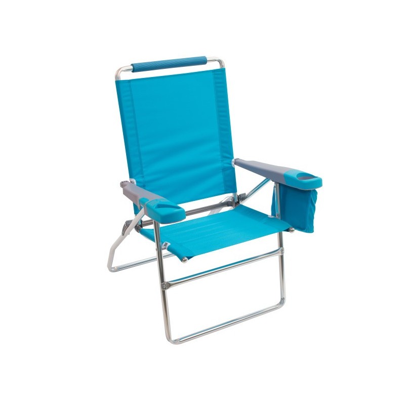 Rio Gear 4-Position 17" Seat Height Beach Chair - Turquoise (SC617-72-1)