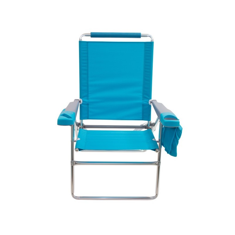Rio Gear 4-Position 17" Seat Height Beach Chair - Turquoise (SC617-72-1)