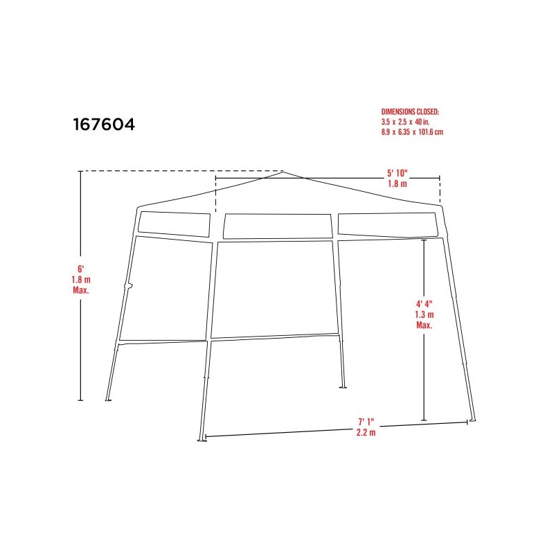 Rio Go Easy Beach Canopy - Multi-Color (167604-2002-1)
