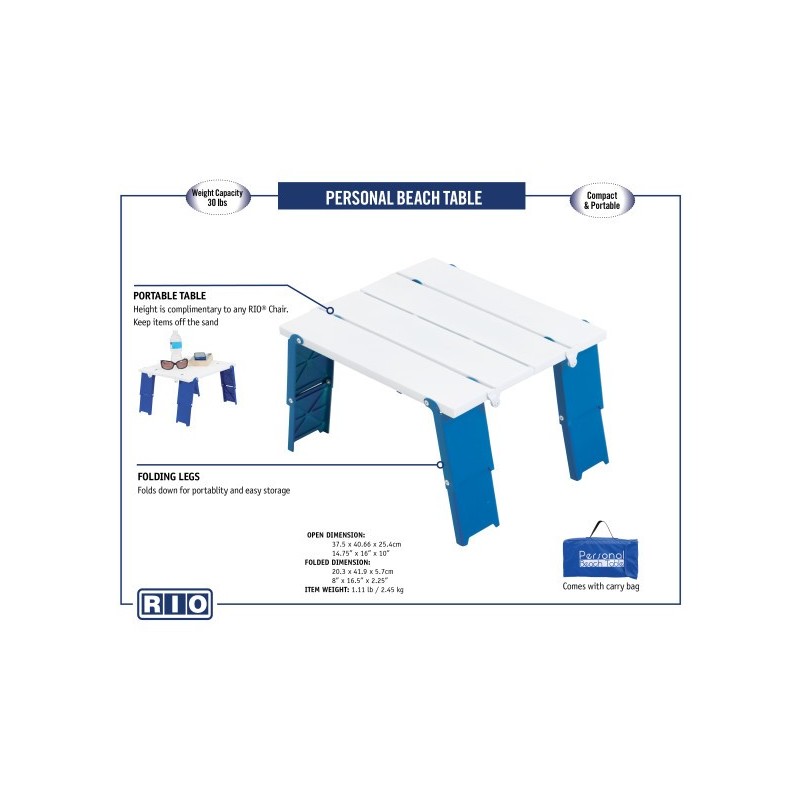 Rio Beach Personal Table (BPT-01-1)