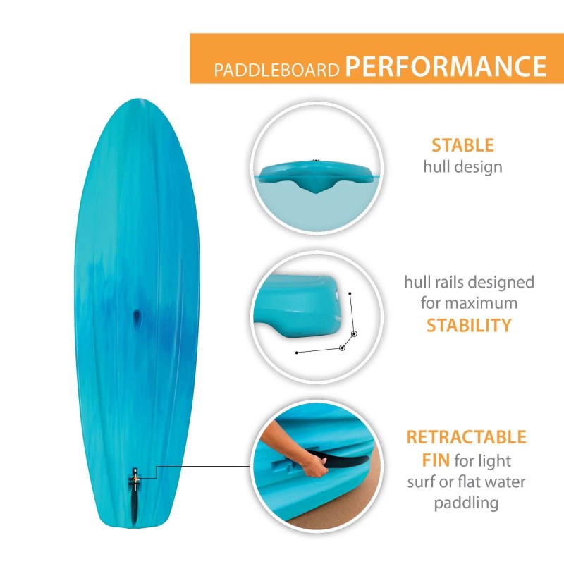 Lifetime Horizon Stand-Up Paddleboard - 2 Pack with Paddles Included (91014)