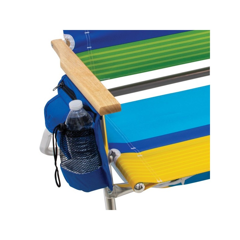 Rio 12" Aluminum Removable Backpack Chair - Surf Power Stripe (SC601BPR-2000-1)