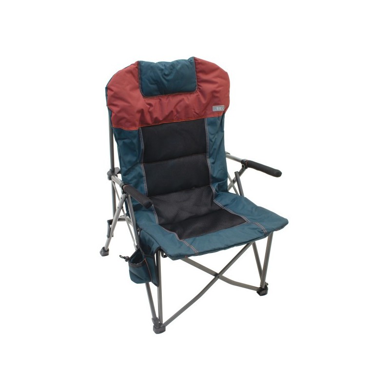 Rio Deluxe Hard Arm Quad Chair - Navy (GRQCHD01-436-1)