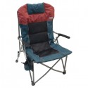 Rio Deluxe Hard Arm Quad Chair - Navy (GRQCHD01-436-1)