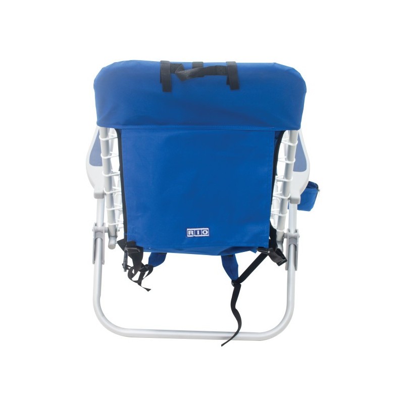 Rio Lace-Up Aluminum Backpack Chair - Blue (SC529-46-1)