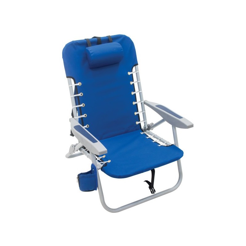 Rio Lace-Up Aluminum Backpack Chair - Blue (SC529-46-1)
