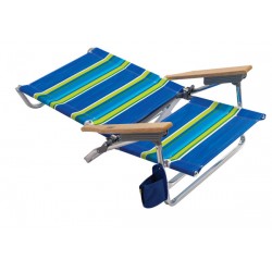 Rio Beach Classic 5-Position Layflat Folding Chair - Multicolor (SC592-2005-1)