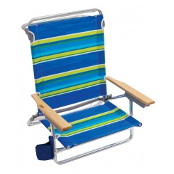 Rio Beach Classic 5-Position Layflat Folding Chair - Multicolor (SC592-2005-1)