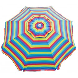 Rio 6ft Tilt Beach Umbrella with Wind Vent - Multicolor (UB78-1903-1)