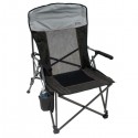Rio New Hard Arm Quad Chair - Charcoal and Black (GRQC01-431-1) Rio New Hard Arm Quad Chair - Charcoal and Black (GRQC01-431-1)