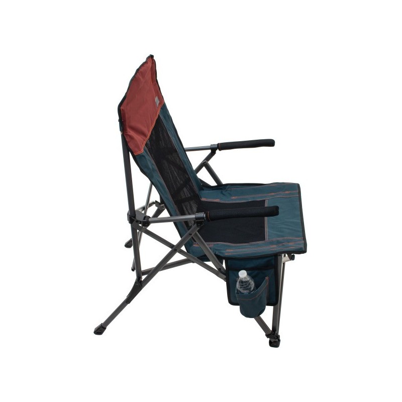 Rio New Hard Arm Quad Chair - Blue and Red (GRQC01-436-1)