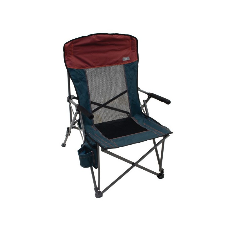 Rio New Hard Arm Quad Chair - Blue and Red (GRQC01-436-1)