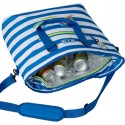 Rio Easy In-Easy Out Backpack Removable Tote Bag Chair - Blue/White Stripe (SC601RT-1915B202-1)