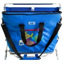 Rio Easy In-Easy Out Backpack Removable Tote Bag Chair - Blue and White (SC601RT-46B204-1)