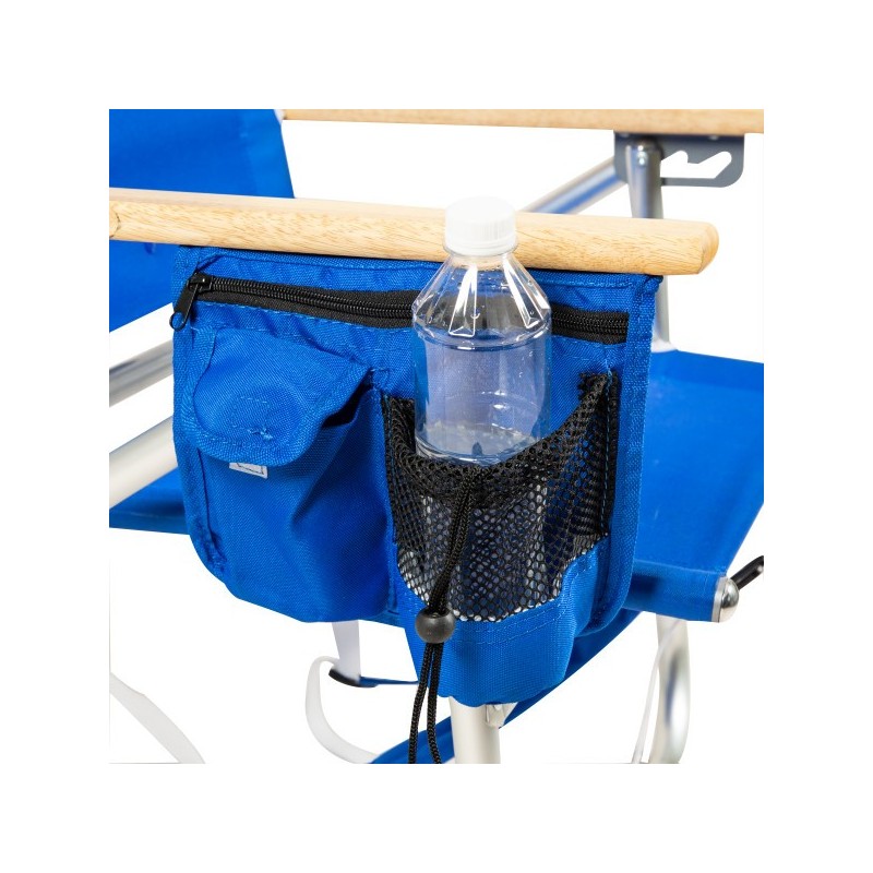 Rio Easy In-Easy Out Backpack Removable Tote Bag Chair - Blue and White (SC601RT-46B204-1)