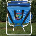 Rio Easy In-Easy Out Backpack Removable Tote Bag Chair - Blue and White (SC601RT-46B204-1)