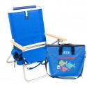 Rio Easy In-Easy Out Backpack Removable Tote Bag Chair - Blue and White (SC601RT-46B204-1)