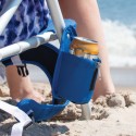 Rio Lace-Up Backpack Beach Chair with Removable Pouch - Blue (SC529R-46-1 Rio Lace-Up Backpack Beach Chair with Removable Pouch - Blue (SC529R-46-1