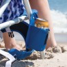 Rio Lace-Up Backpack Beach Chair with Removable Pouch - Blue (SC529R-46-1 Rio Lace-Up Backpack Beach Chair with Removable Pouch - Blue (SC529R-46-1