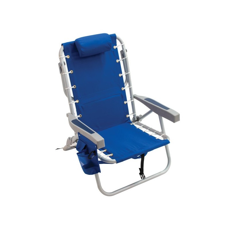 Rio Premium Lace-up Backpack Chair w/ Cooler Bag - Ocean Blue (SC536-28-1)