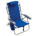 Rio Premium Lace-up Backpack Chair w/ Cooler Bag - Ocean Blue (SC536-28-1)
