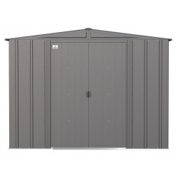 Arrow Classic 8x6 Steel Storage Shed Kit - Charcoal (CLG86CC)