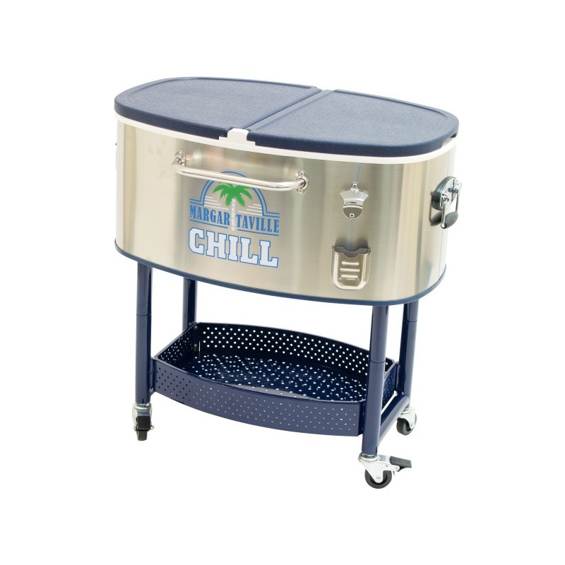 Margaritaville Rolling Party Stainless Steel Cooler (RC200SSMV-09-1)