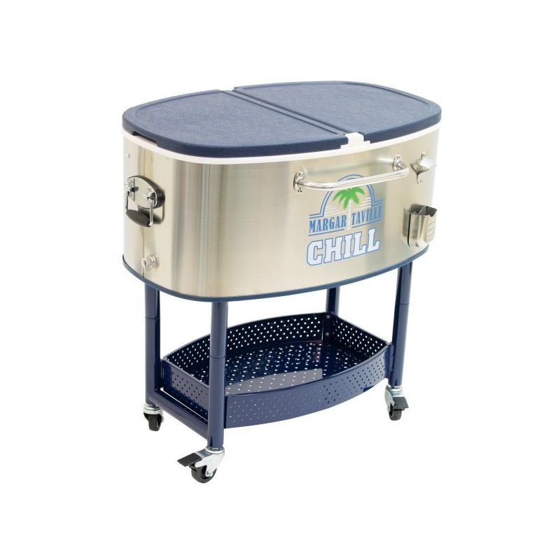 Margaritaville Rolling Party Stainless Steel Cooler (RC200SSMV-09-1)