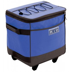 Rio Gear Rolling Soft Sided Cooler - Blue (RSC1-46-1)