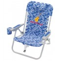 Margaritaville 4-Position Backpack Beach Chair - Blue Floral (SC529MV-505-1)