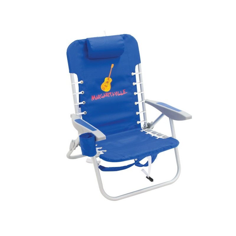 Margaritaville 4-Position Backpack Beach Chair - Pacific Blue (SC529MV-506-1)