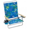 Rio Beach Classic 5-Position Lay-Flat Beach Chair - Blue Green Print (SC592-905-1) Rio Beach Classic 5-Position Lay-Flat Beach Chair - Blue Green Print (SC592-905-1)