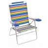 Rio Beach 4-Position 15 inch Tall Beach Chair - Stripe (SC615-1909-1) Rio Beach 4-Position 15 inch Tall Beach Chair - Stripe (SC615-1909-1)