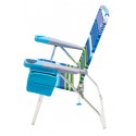 Rio Beach 4-Position 17 inch Tall Beach Chair - Stripe (SC617-1911-1)